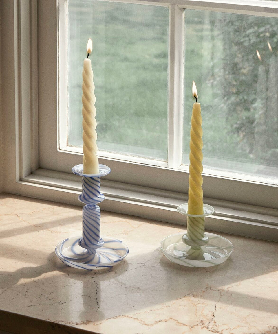 Flare Stripe Milk Medium-Blue