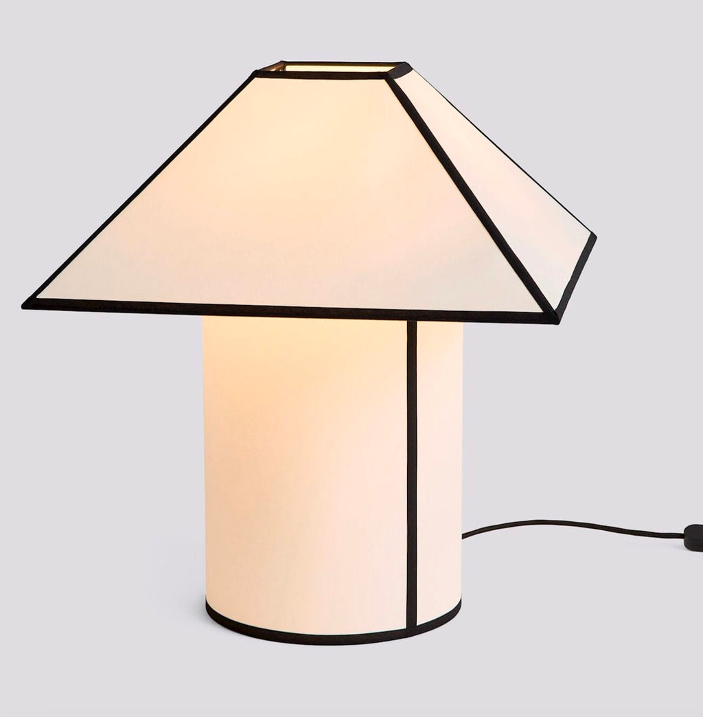 Ava Pyramid Table Lamp-450-White