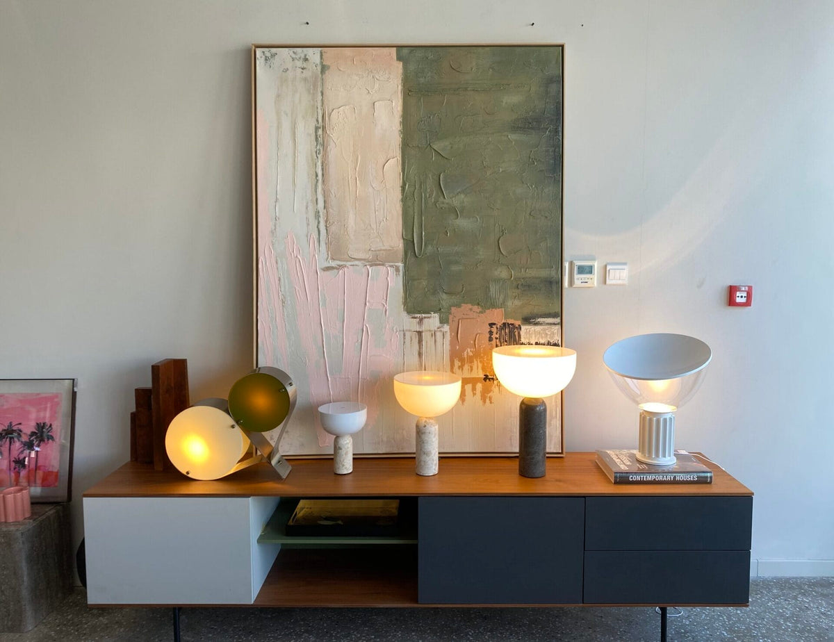 Sideboard, Metal Frame W228 cm/D46cm