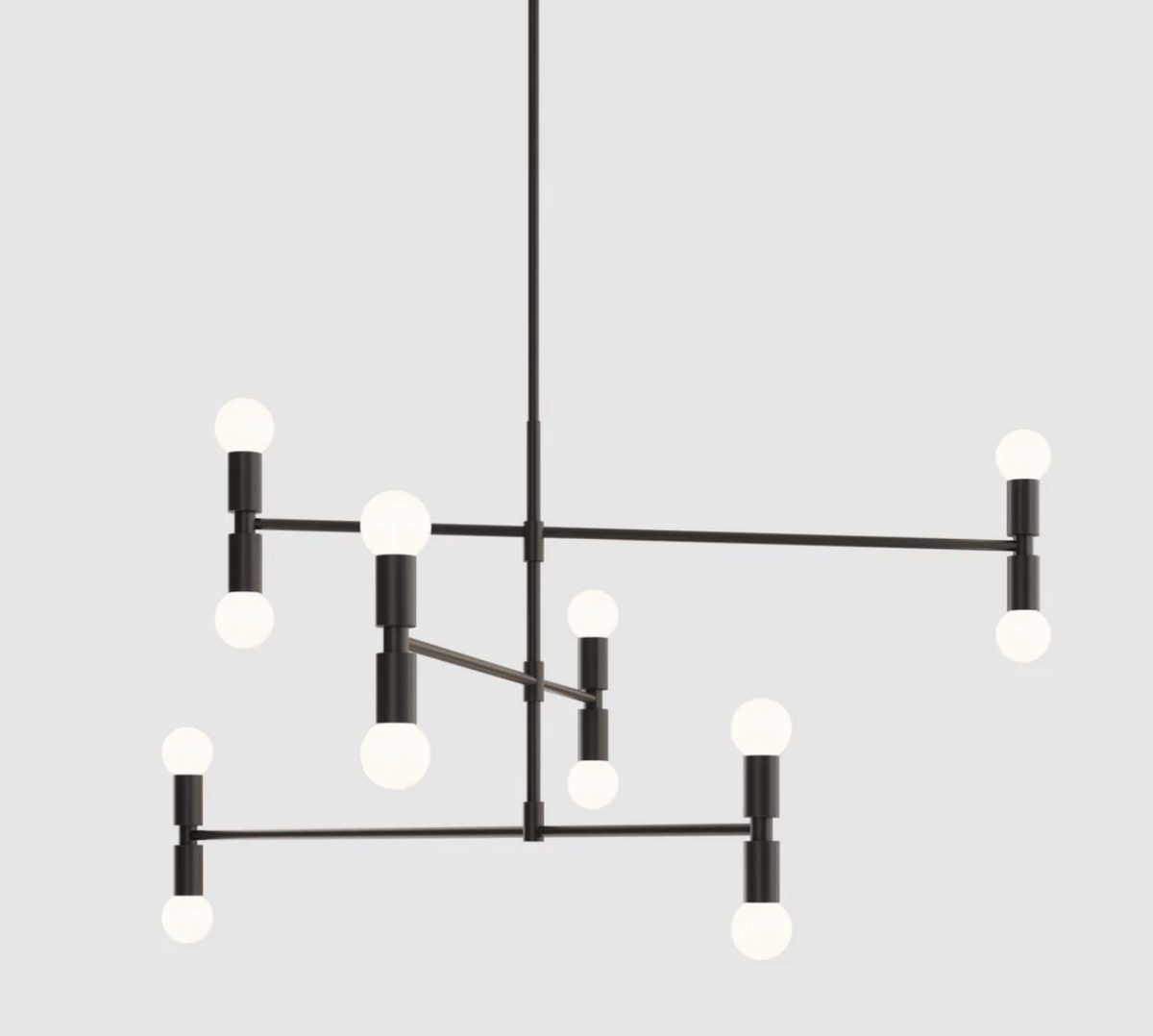 Dot Atomium Pendant, Finish: Graphite, Total Height 54.5/1384 mm, CE
