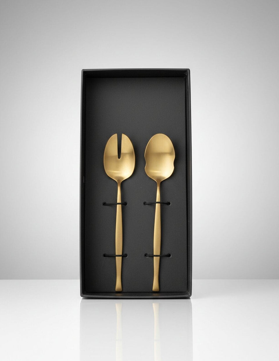 Luna, Titanium Matt Gold, Salad Gift Box (Set 2 Pcs)