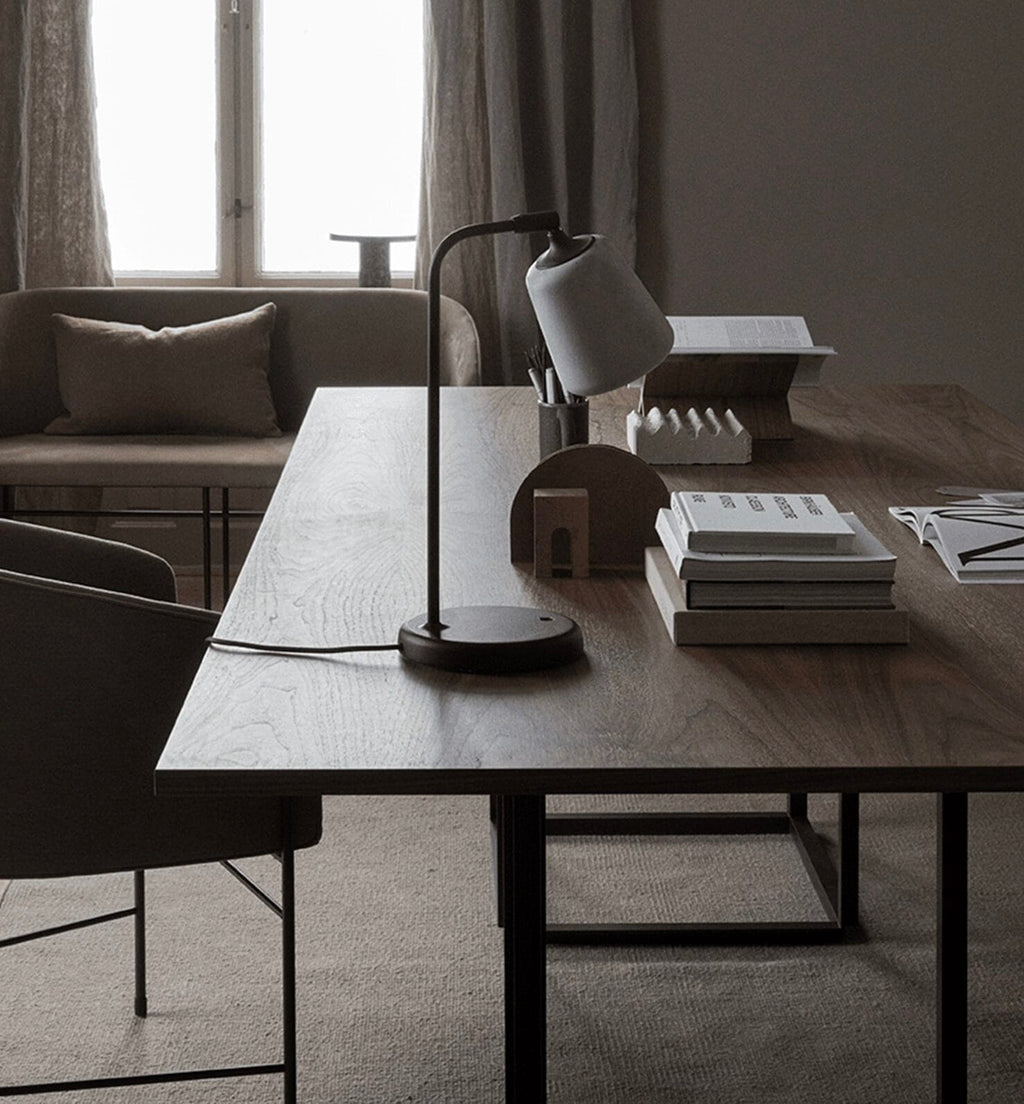 Material Table Lamp, Light grey concrete