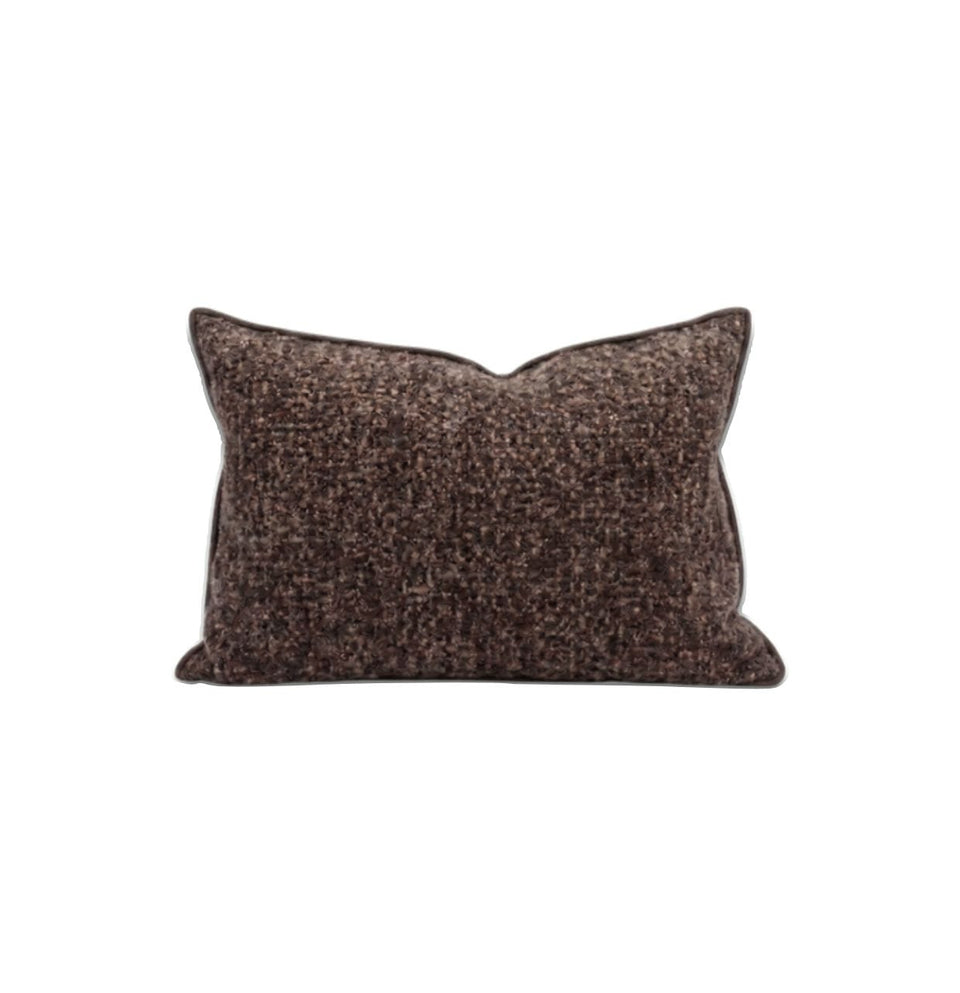 Cushion Vice Versa, Bouclette Panettone Marron Glacé 40 x 60cm