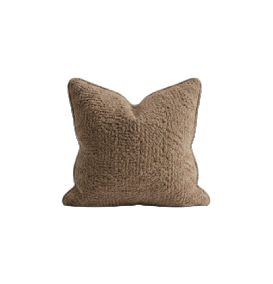 Vice Versa Cushion Canvas Biella Dévorée, Havane 50 x 50cm