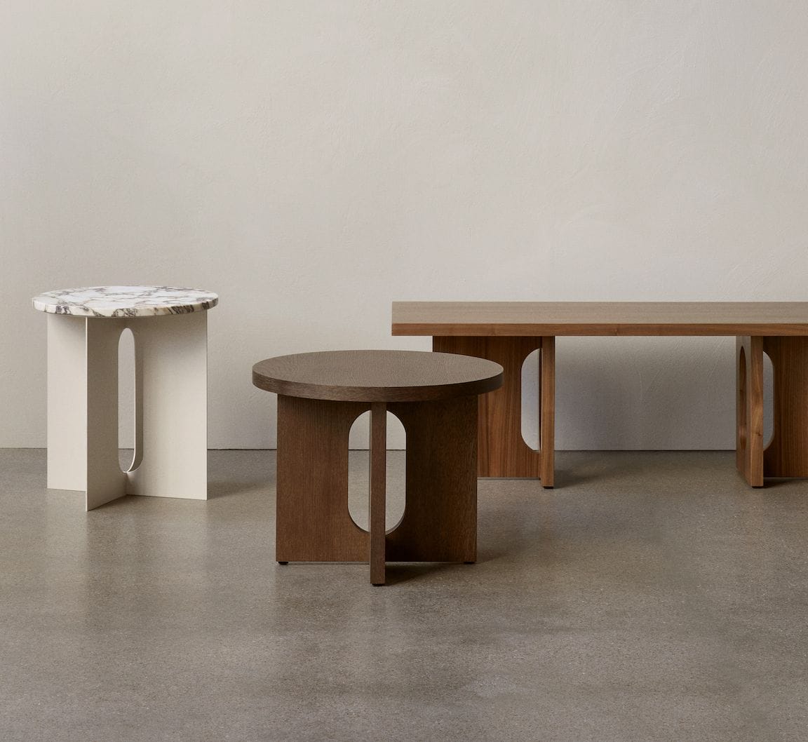 Androgyne Side Table, Dark Oak