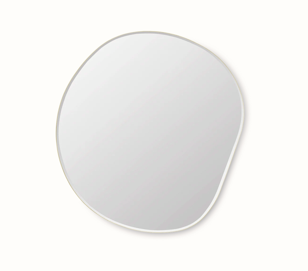 Pond Mirror - XL Brass, W87 x H94 x D1.5 cm
