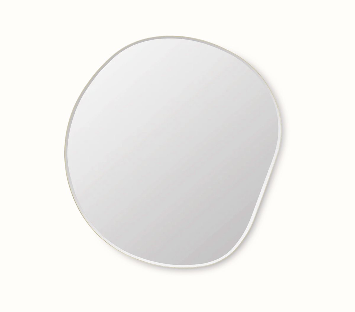 Pond Mirror - XL Brass, W87 x H94 x D1.5 cm