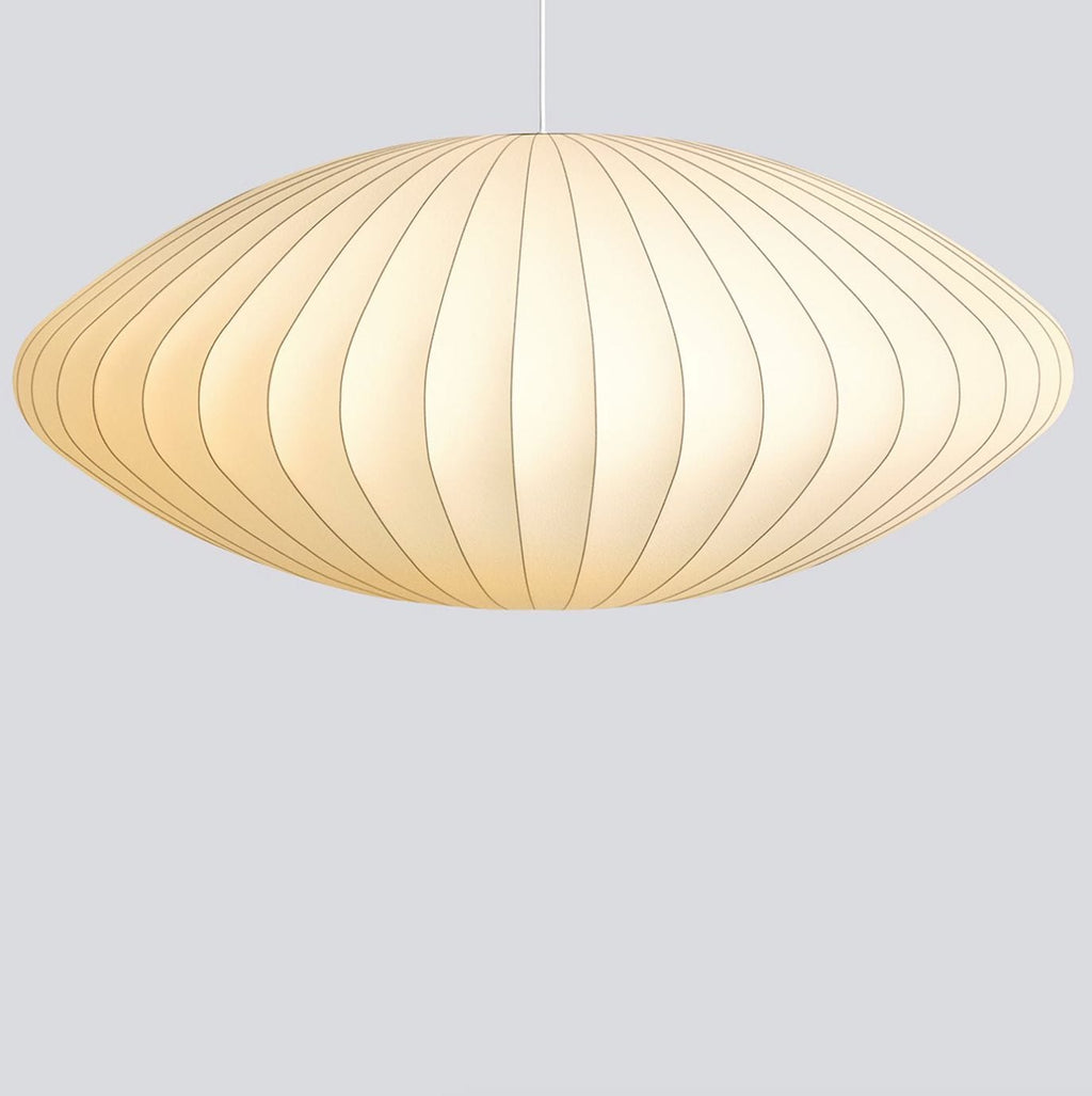 Nelson Saucer Bubble Pendant-X-Large-Off white, H56 x W127 x L127