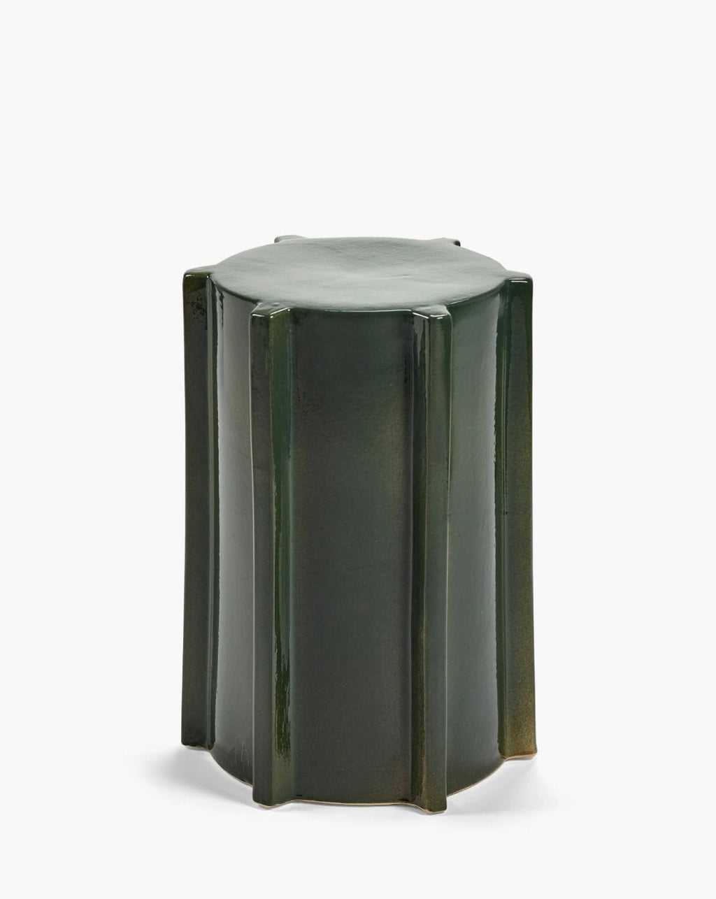 Side table dark green geometrical Pawn