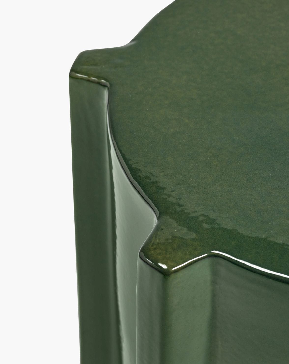Side table dark green geometrical Pawn