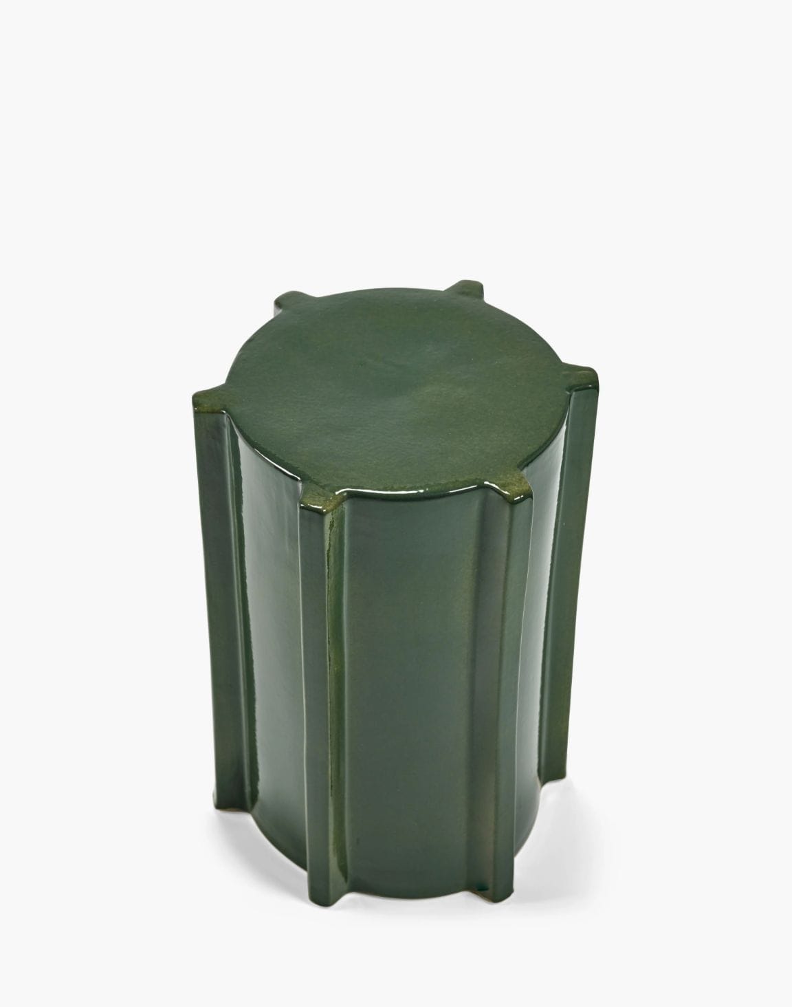 Side table dark green geometrical Pawn