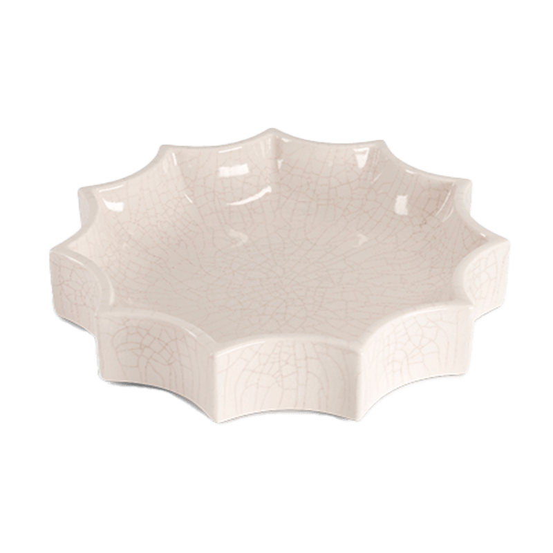 Tasca Small cream-white ceramic pocket emptier Ø22cm