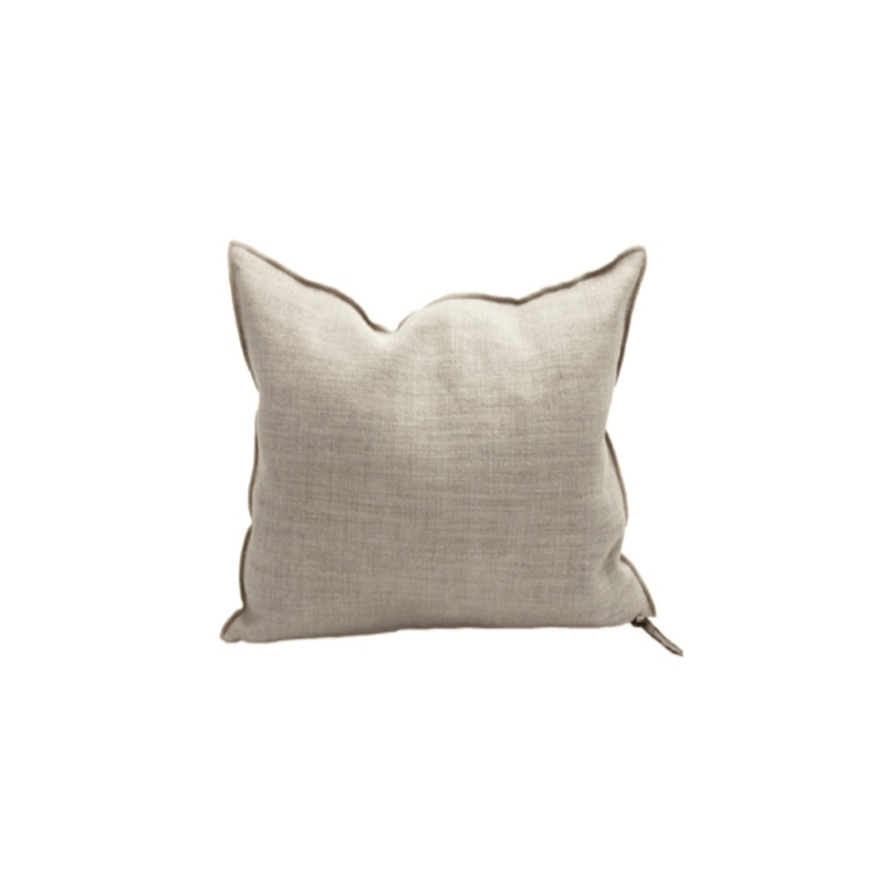 Toile Nomade Cushion, Naturel, 50 x 50 cm