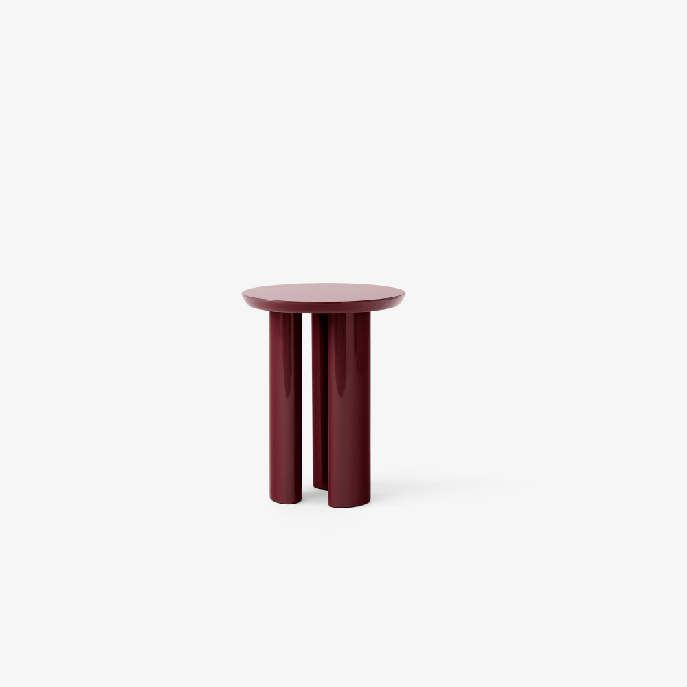 Tung Table JA3, Burgundy Red, Ø41cm