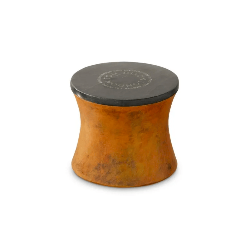 Underground Candle Large, Matt Burnt Orange