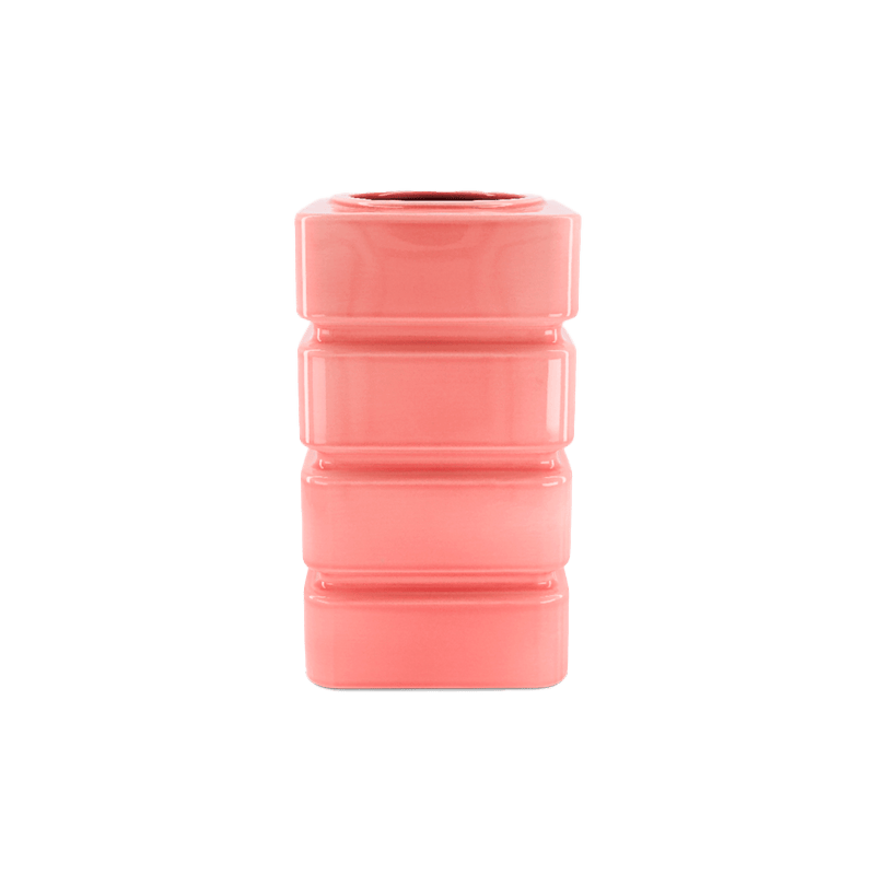 Donna powder pink ceramic vase 14x14xH29cm