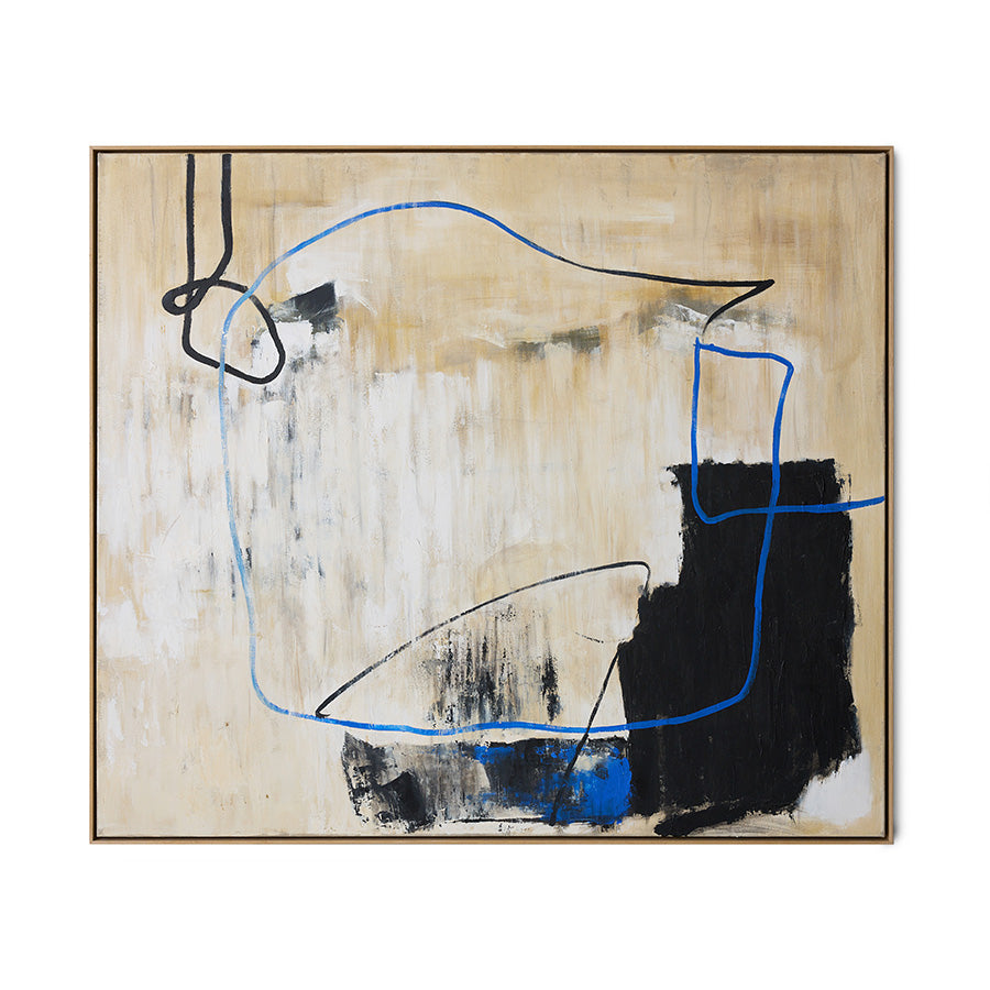 Framed artwork easy elan, 153x133cm
