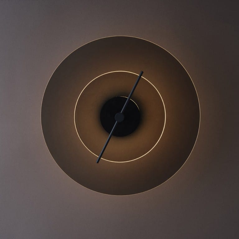 Delumina Wall 320, Aluminium Glass, Steel, Ø 32 cm