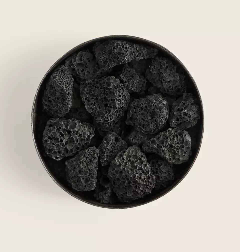 Pot Pourri Apothicaire Grand Lava Rock, 16x10 cm (Terre Noire) + Refilling 15ml