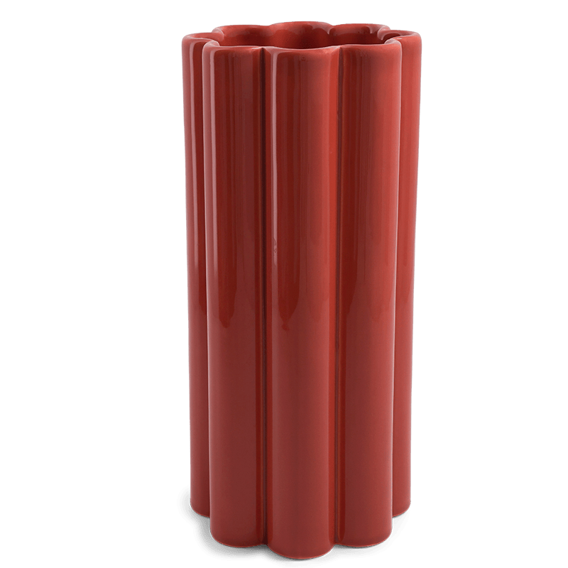 Duetto Solo Terracotta ceramic vase H27 x Ø12,5cm