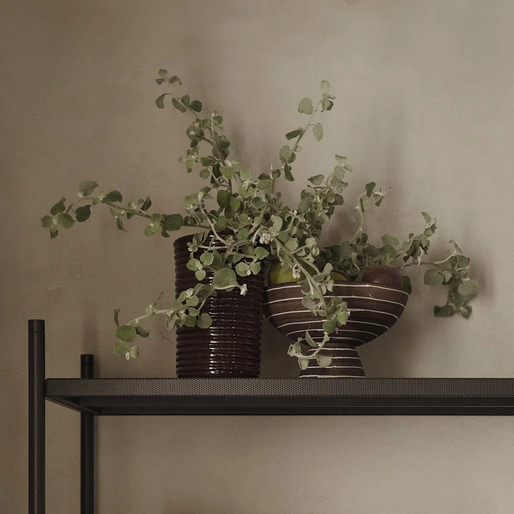 Brura Bowl - Coffee/White