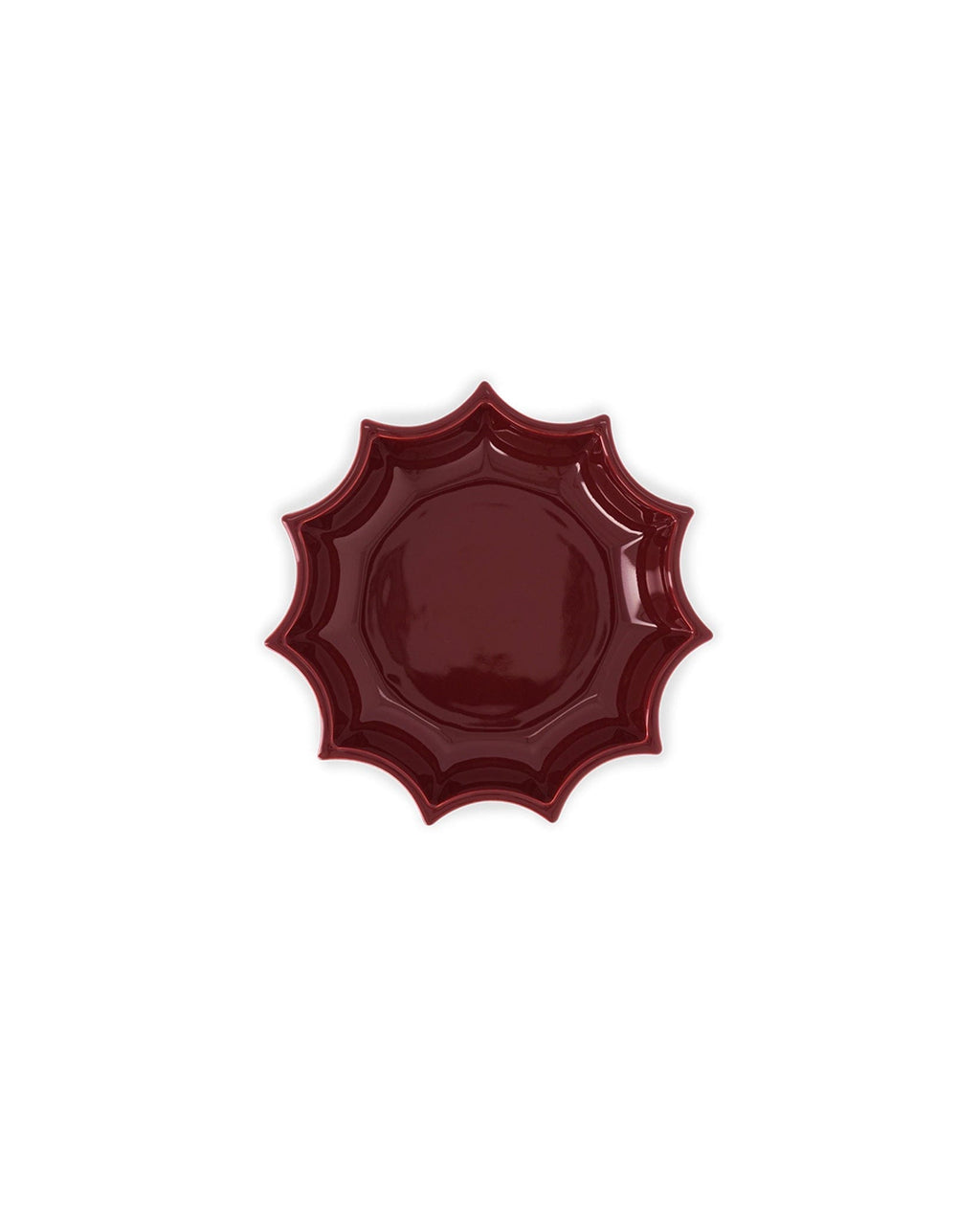Tasca Small ceramic burgundy pocket emptier Ø22cm