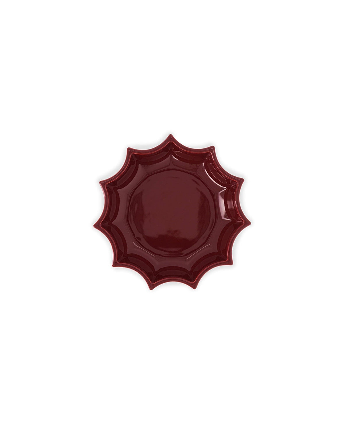 Tasca Small ceramic burgundy pocket emptier Ø22cm