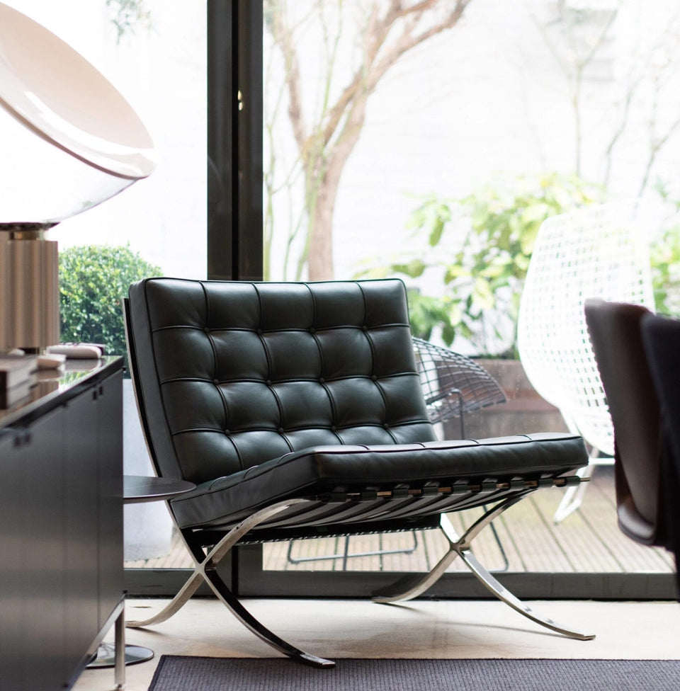 Barcelona Chair Relax, Leather Black