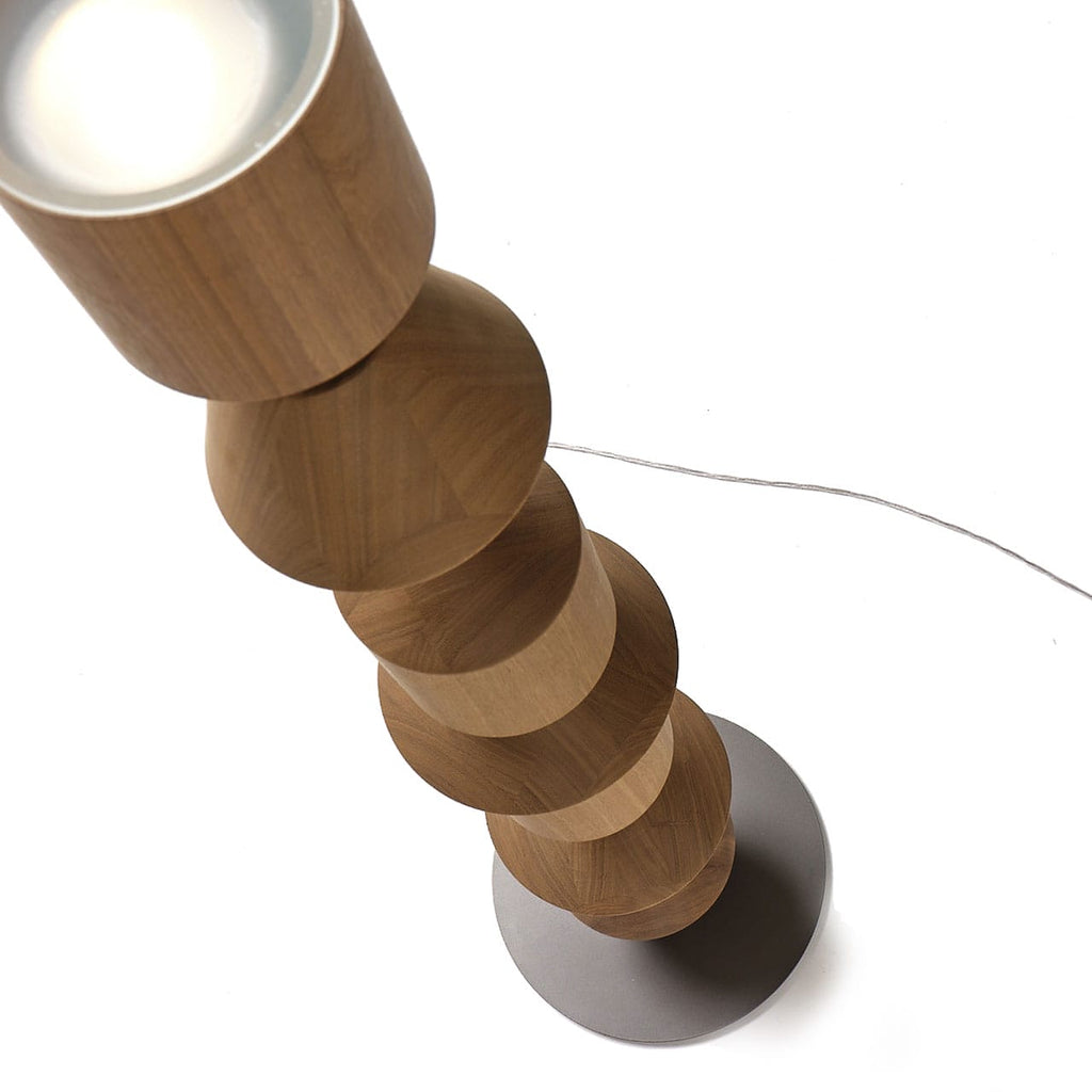 Costantina Floor Lamp, Wood, Ø40 cm