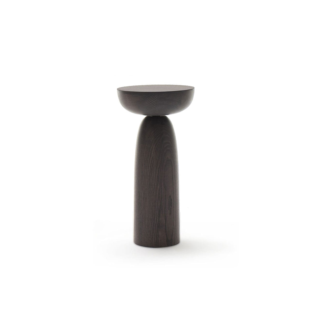 OLO Wood Side Table - Moka Painted Ashwood, Ø30 cm