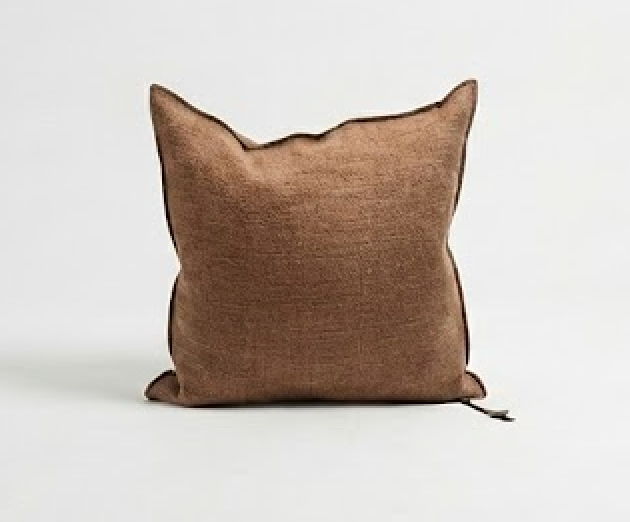 Toile Nomade Cushion, Terracotta, 65 x 65 cm