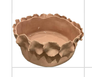 The petals dish 25cm, Pink