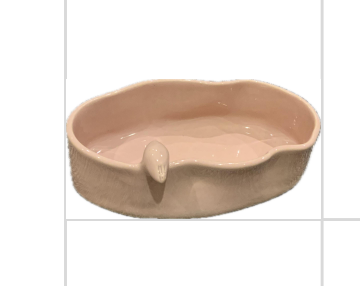 The oval birdie bowl, Pink