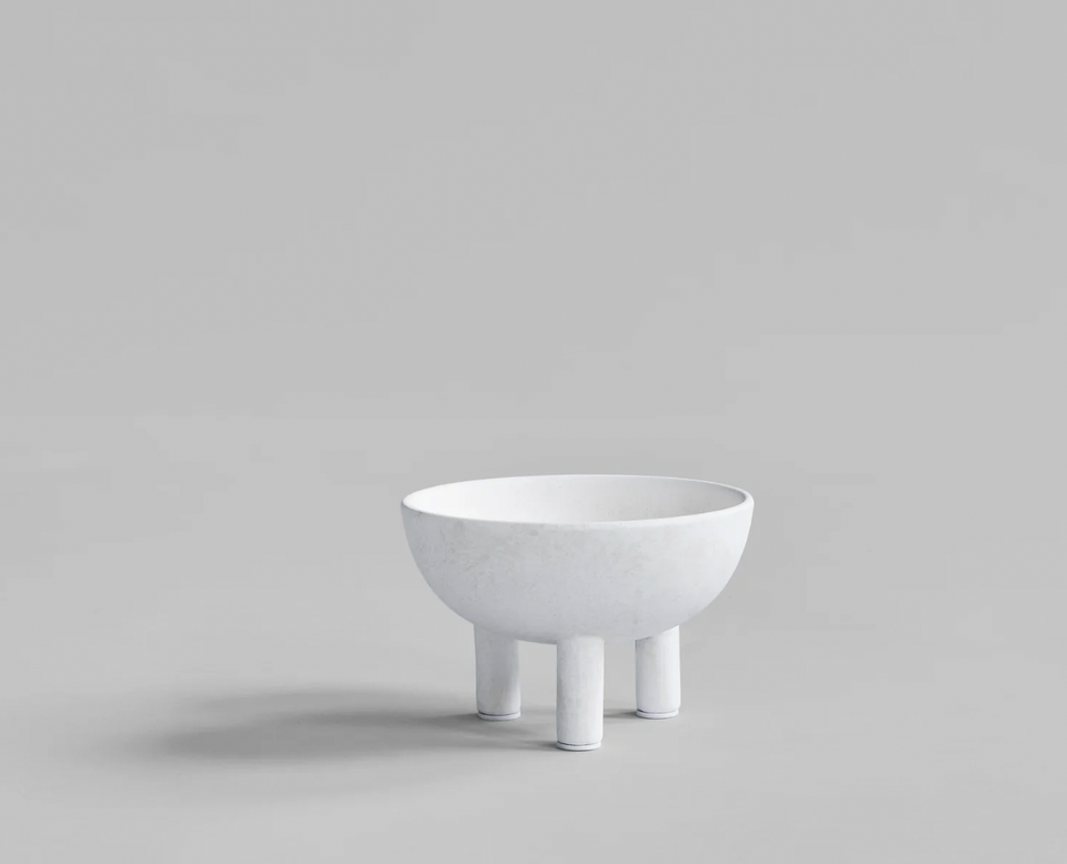 Duck Bowl, Big - Bone White, H11 x L16 x W16cm