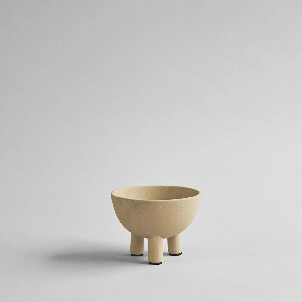 Duck Bowl, Mini - Sand, H9.5 x L12 x W12cm