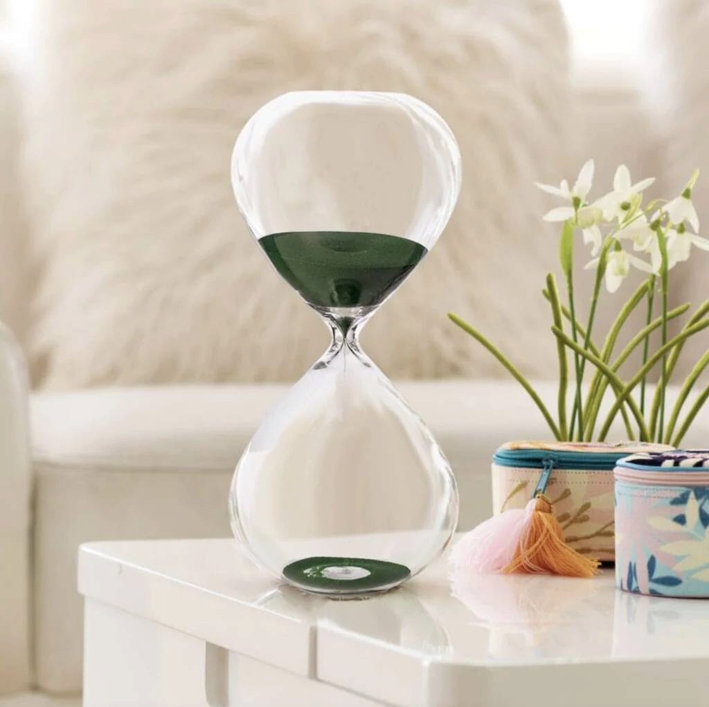Sandglass Ball M, Green, Ø14 cm