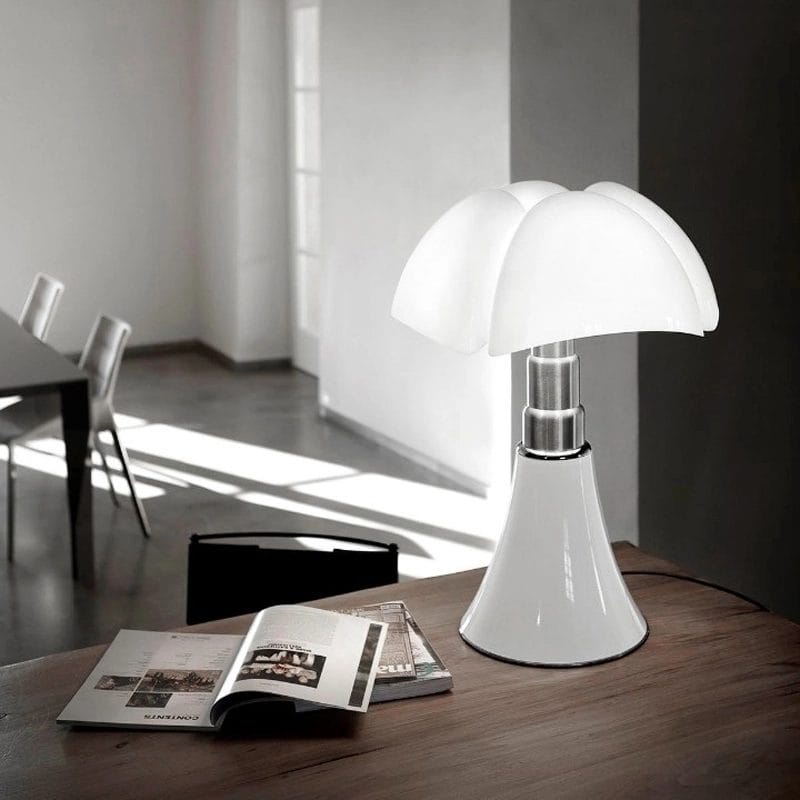 Pipistrello Medium, White Polished, Ø40, H50-H62cm