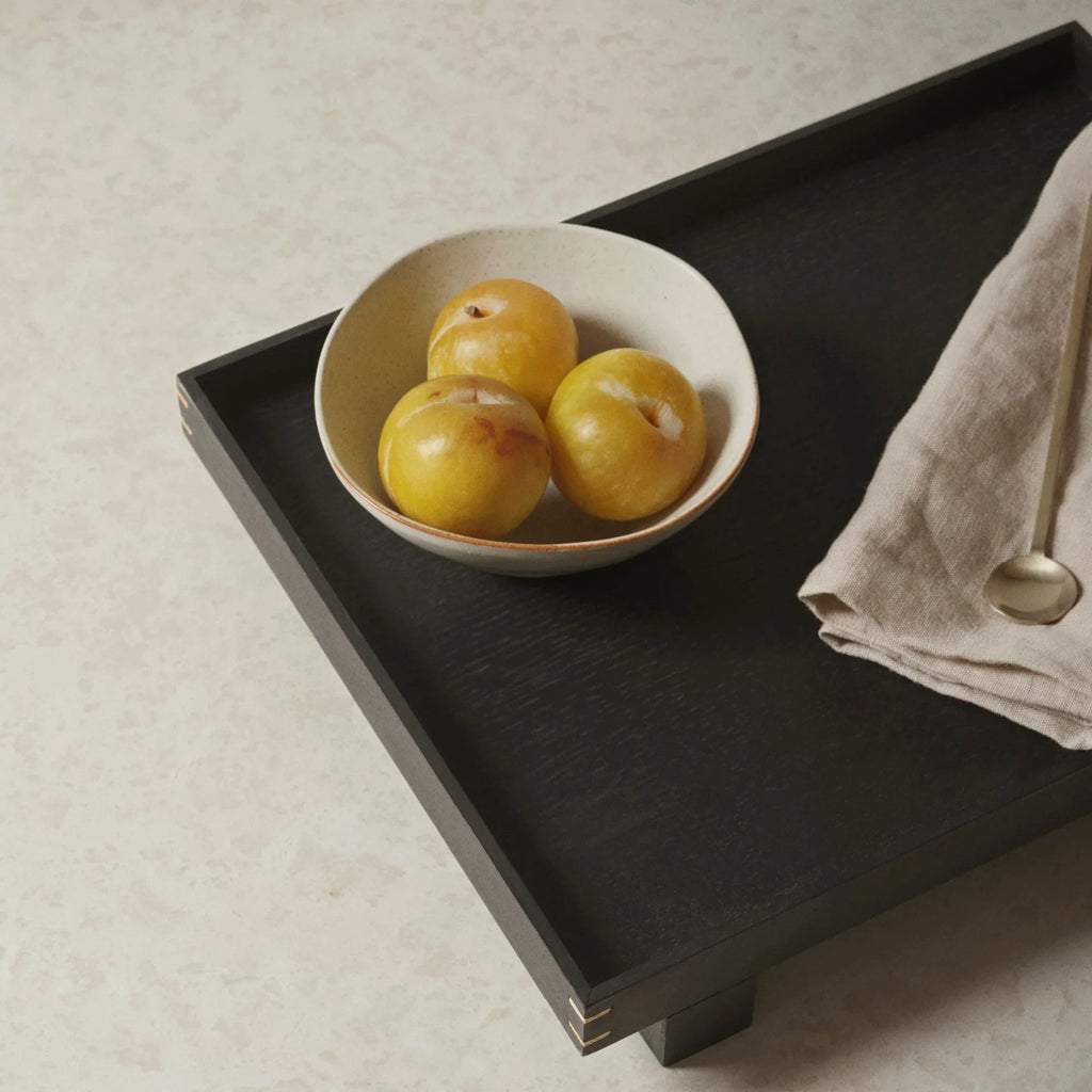 Bon Wooden Tray - Small - Black Painted Oak