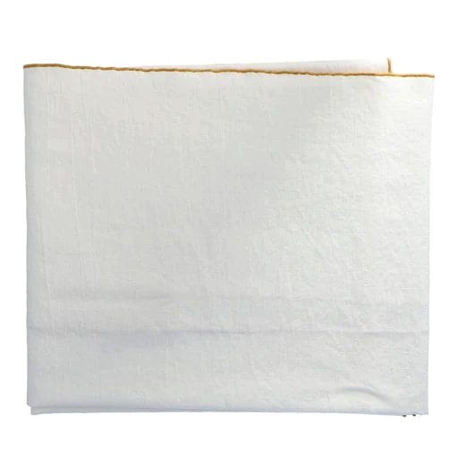 Toile Mimi Placemats, Blanc/Bourdon Ocre, 35 x 50 cm