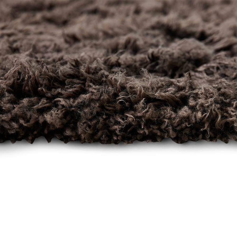 Fluffy rug espresso, 200x300cm
