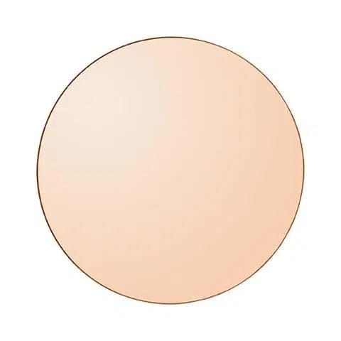 Circum Mirror, Amber, Ø90