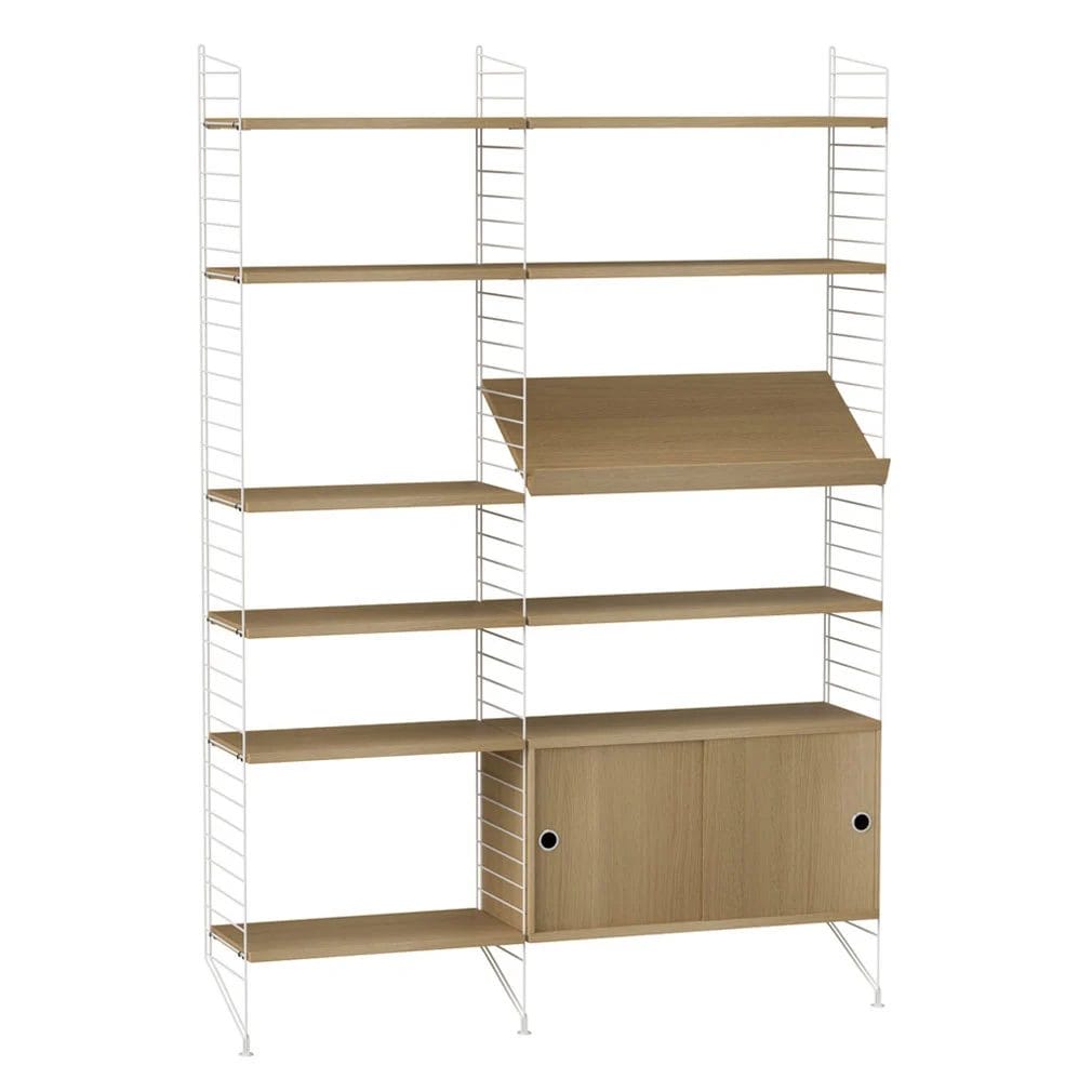 String Configuration White/Oak