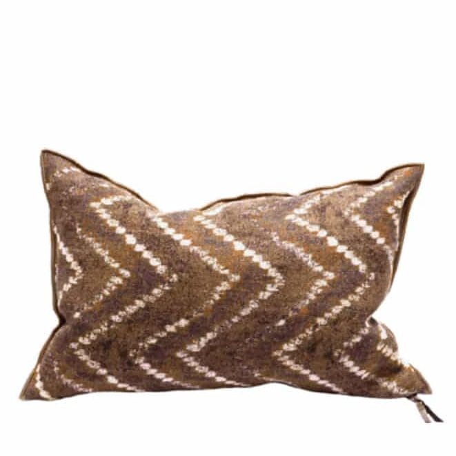 Lin Wabi-Sabi Cushion, Zanzibar Havane, 40 x 60 cm