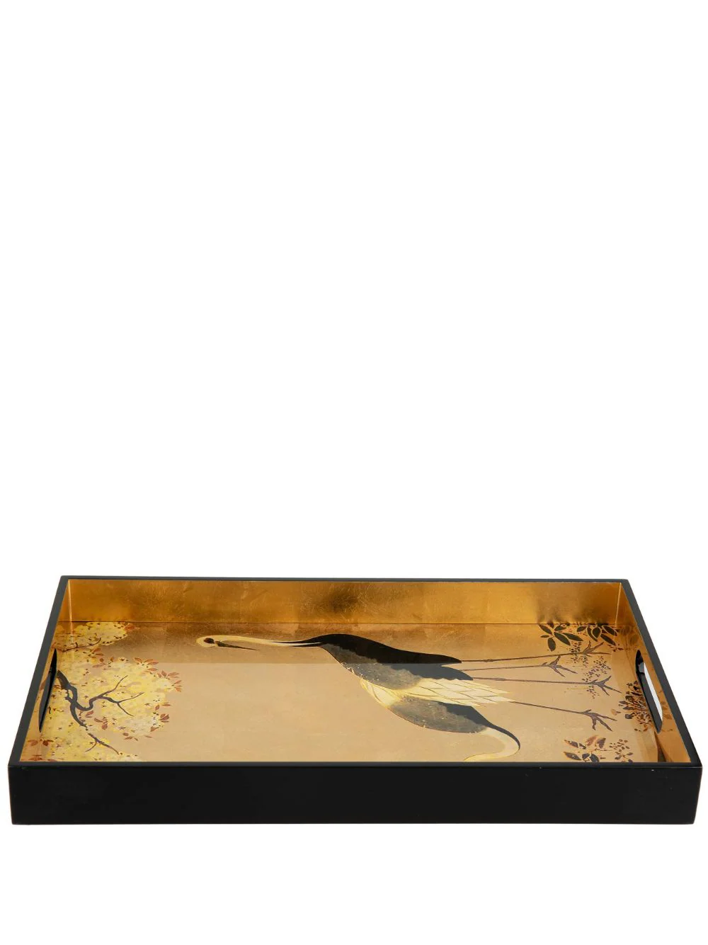 Decorative Lacquered Wood Trays, Bird
