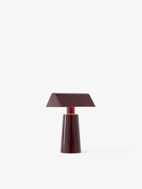 Caret MF1, Portable Lamp, Dark Burgundy