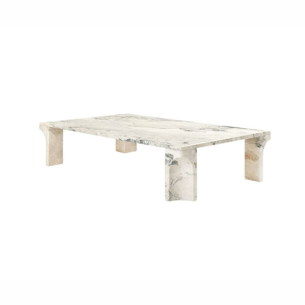 Doric Coffee Table - Rectangle, Electric Grey Table