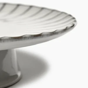 Cake Stand L, White, Stoneware - Image 2