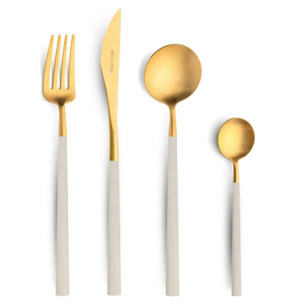 Neo, Ivory Gold, Wooden Box (24 Pcs Set)