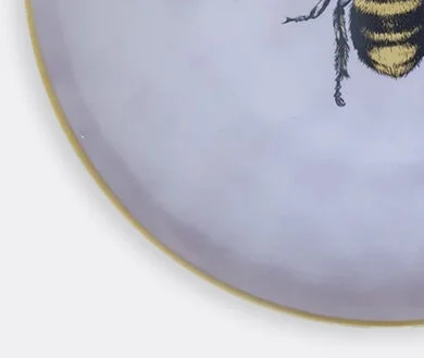 INP Insects Collection, Handpainted  Ceramic Plate, Bee, ø21 cm