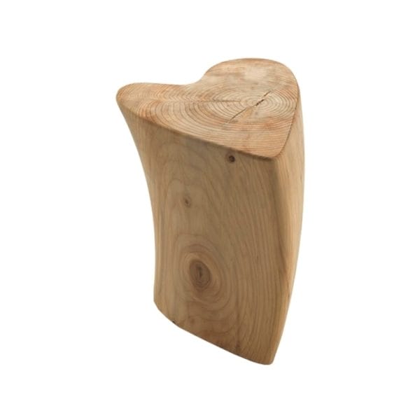 One Love Stool, Cedar Wood A7, L34 x P41 x H43.5 cm